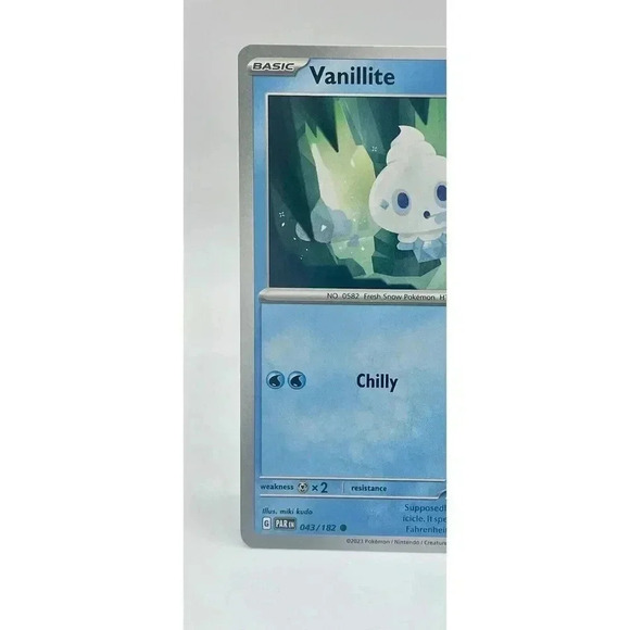 Vanillite 043/182 Paradox Rift Pokemon TCG Non Holo Mint Unplayed - Picture 2 of 6